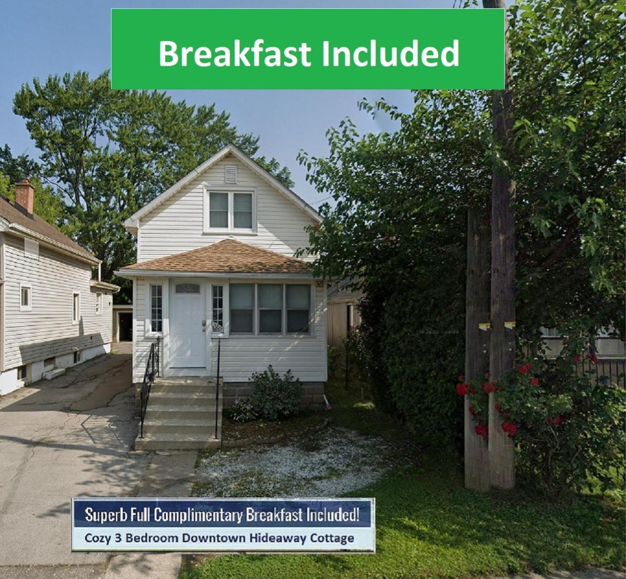 Cozy 3 Bedroom Downtown Cottage With Complimentary Breakfast Delivered Daily To The Rental Ніагара-Фоллс Екстер'єр фото